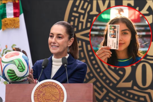 Sheinbaum entregará mañana a dos niñas boletos para el juego inaugural del Mundial entre México y Sudáfrica
